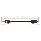 Set of 2 CV Axles for Polaris RZR XP 1000 (2014â2019)