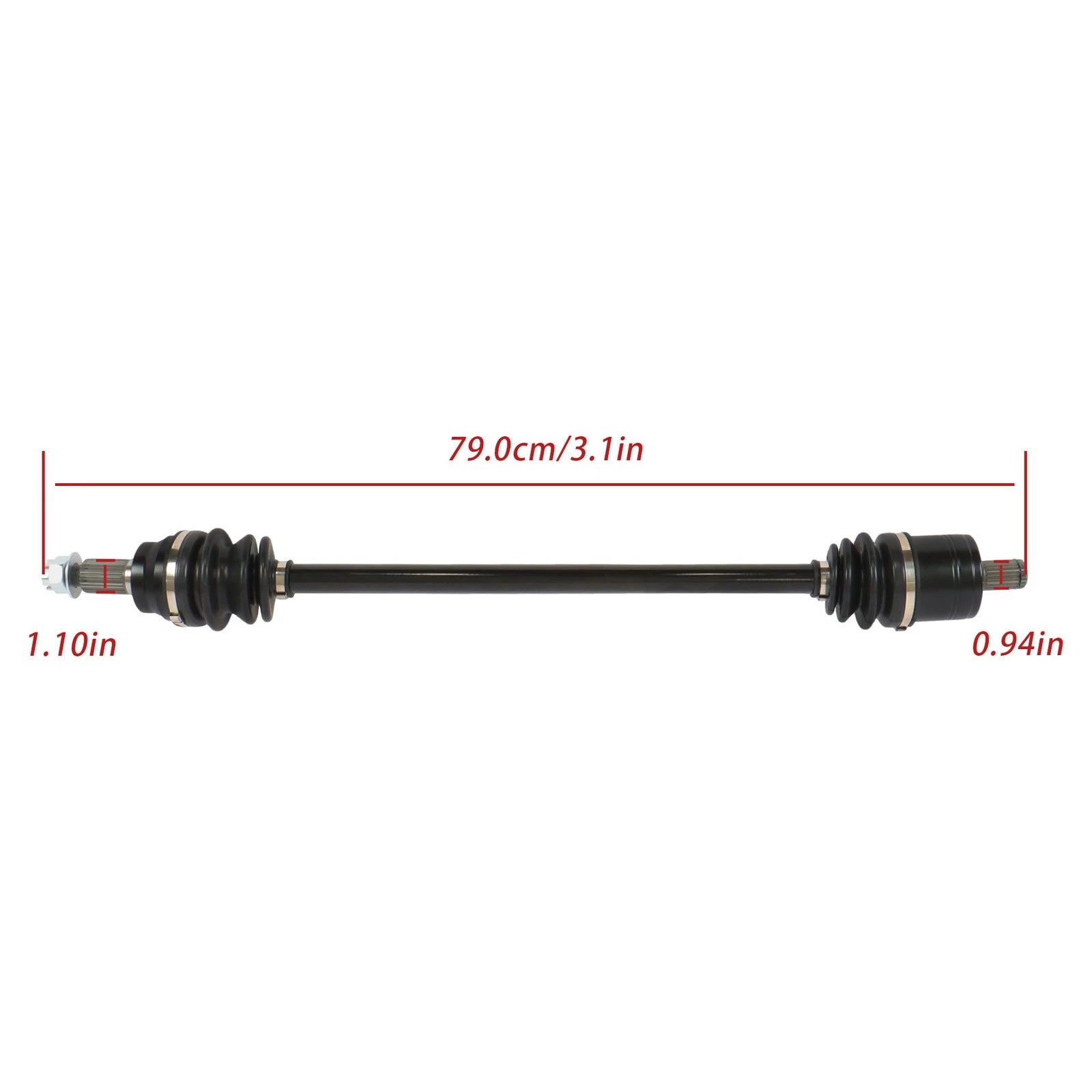 Set of 2 CV Axles for Polaris RZR XP 1000 (2014â2019)