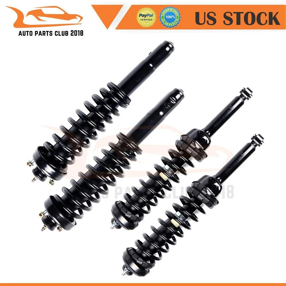Set of 4 Complete Struts Shocks Springs for Honda CR-V (1997–2001)