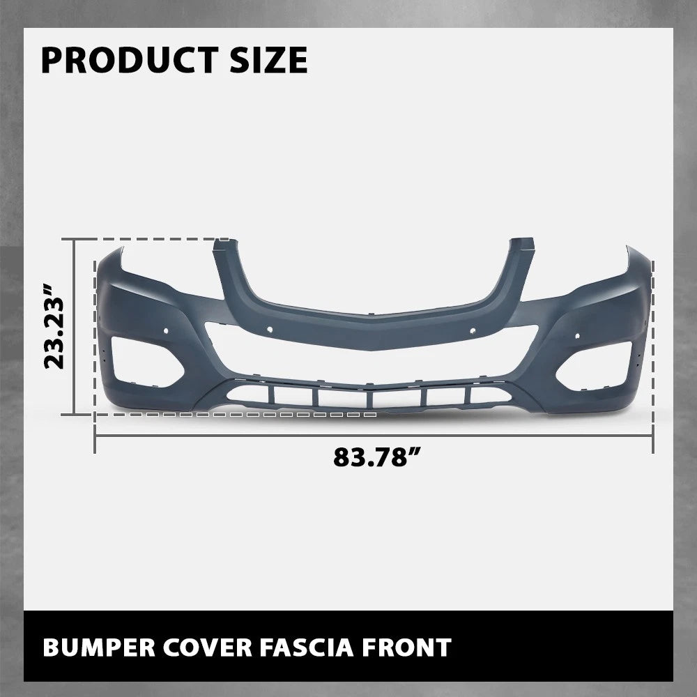 Front Bumper Cover for Mercedes-Benz GLK350, GLK250 (2013–2015)