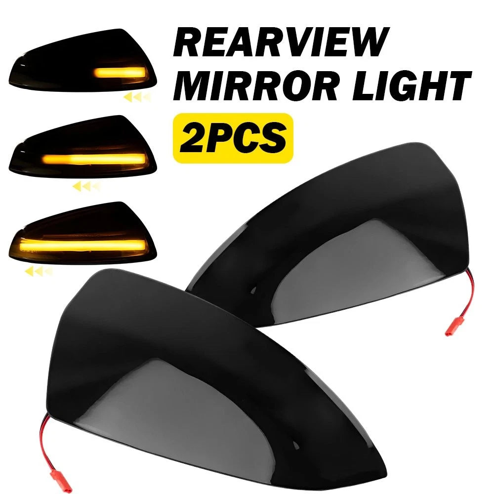 LED Dynamic Turn Signal Side Mirror Lights for Mercedes Benz S204 W204 W639