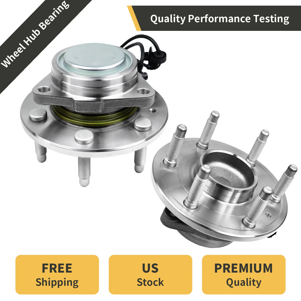 Front Wheel Bearing and Hubs for Chevrolet Avalanche Silverado 1500 (2001–2006)