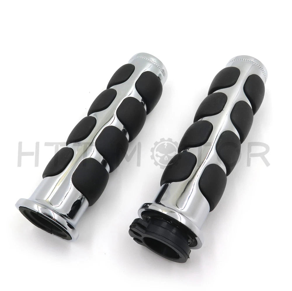 Custom Chrome Handlebar Grips for Honda Goldwing GL1200 (1982–1987)