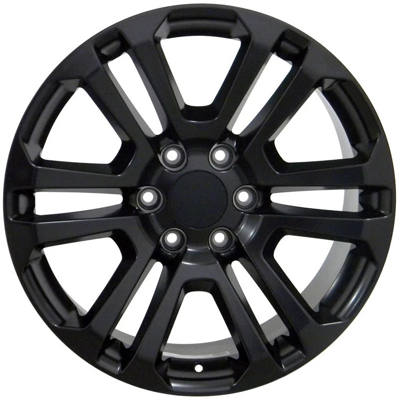 Matte Black Wheel 20x9 Replacement for 2003-2008 GMC Savana