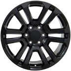Matte Black Wheel 20x9 Replacement for 2003-2008 GMC Savana