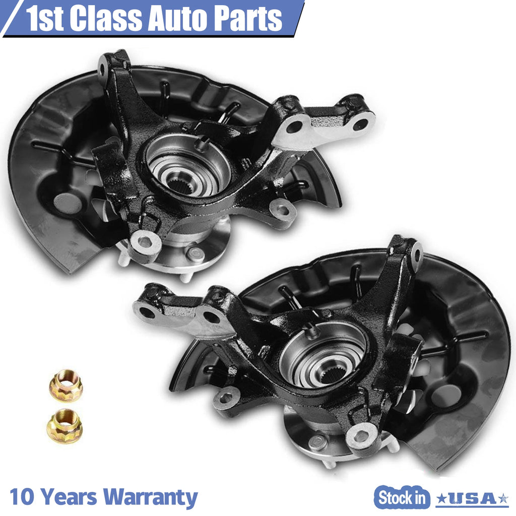 Set of 2 Front Left & Right Wheel Hub Steering Knuckles for Toyota Camry (2012–2017)