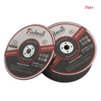 Set of 25 Metal Cut Off Wheels for Die Grinders 3"x1/32"x1/4"