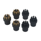 Set of 6 Steam Cleaner Brush Brass Nylon Components