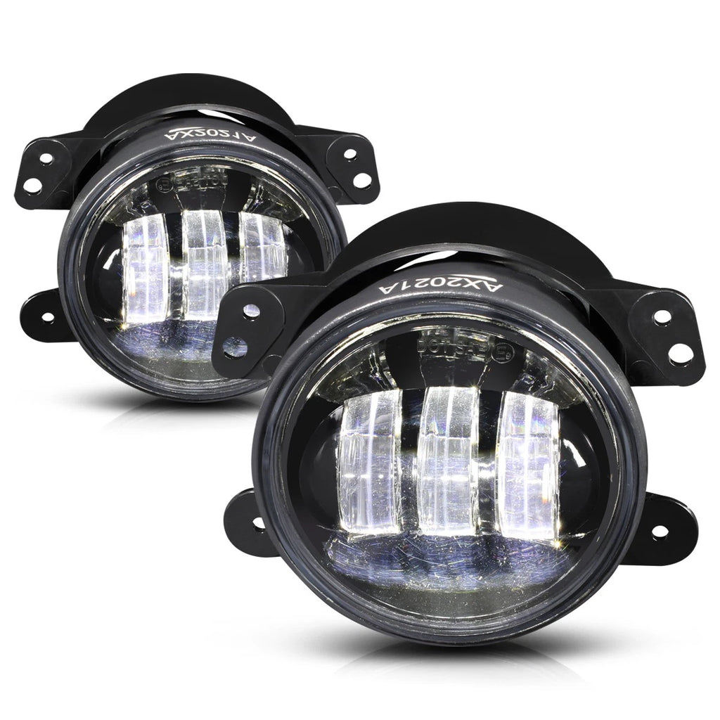 Clear Lens LED Projector Fog Light Lamp for Wrangler (2007–2017) & Journey (2010–2019)