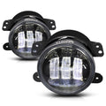 Clear Lens LED Projector Fog Light Lamp for Wrangler (2007–2017) & Journey (2010–2019)