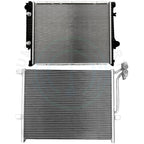 Aluminum Radiator & AC Condenser Cooling Kit for BMW 323i 323is (1999)