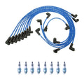 NGK Wire Set & 8 Iridium IX Spark Plugs for Camaro Chevelle Chevy II Nova (1967–1972)