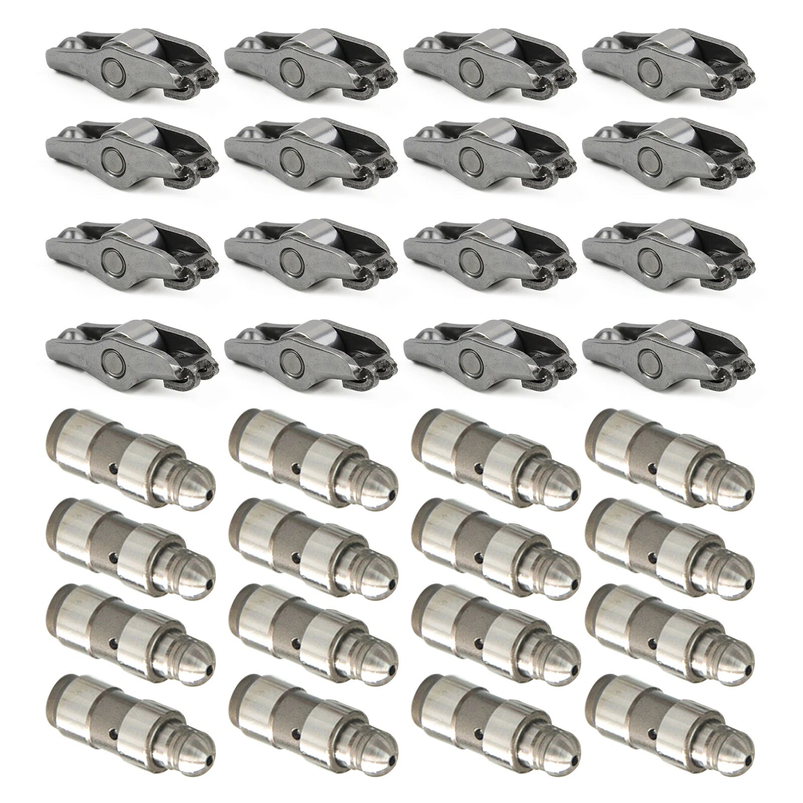 16PCS Intake Exhaust Rocker Arms Lifters for Audi A3 VW Jetta Passat (2006–2016)
