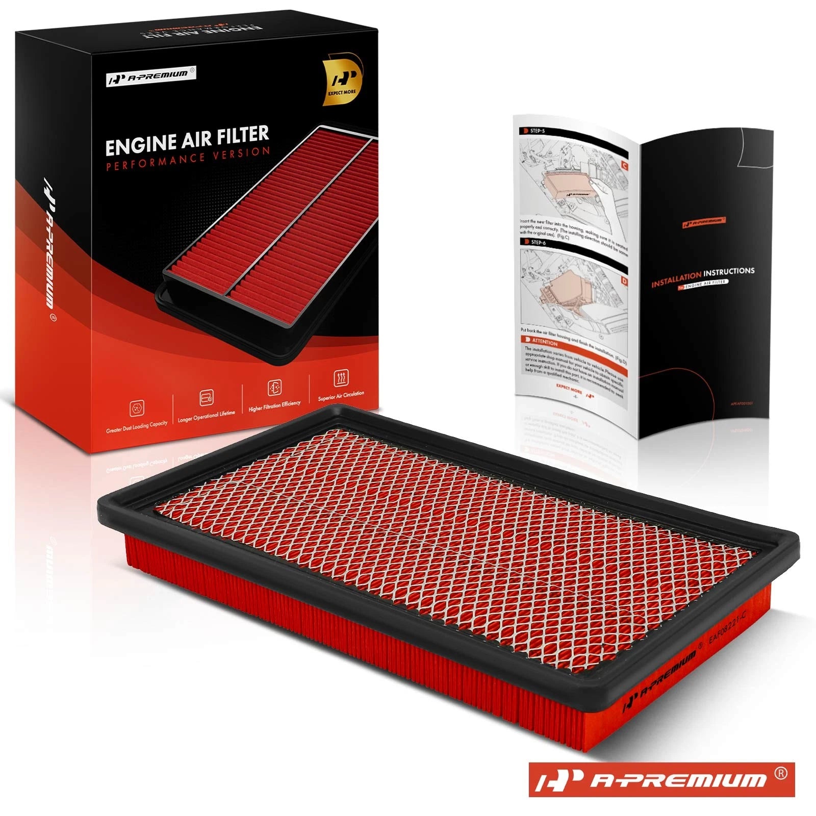 High Performance Engine Air Filter for Chevrolet Malibu (1997–2005)