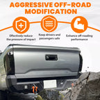Front & Rear Step Bumper with Lights for Toyota Tacoma (2016–2023)