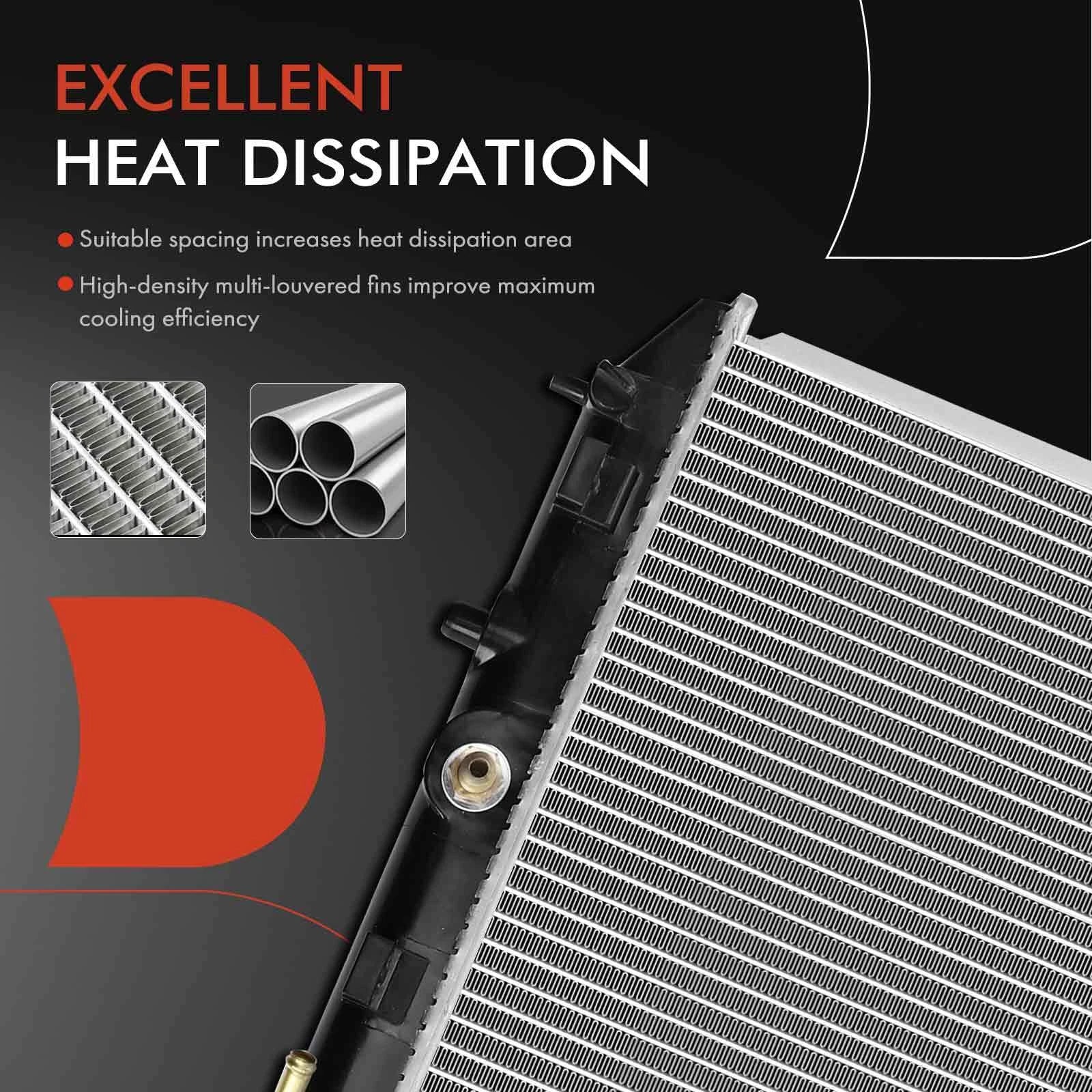 Radiator for Toyota Highlander (2008-2013) 3.5L Automatic Trans 4-Door