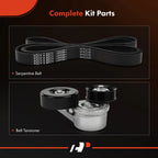 2X Serpentine Belt Drive Component Kit for Jeep Grand Cherokee (1999–2003)
