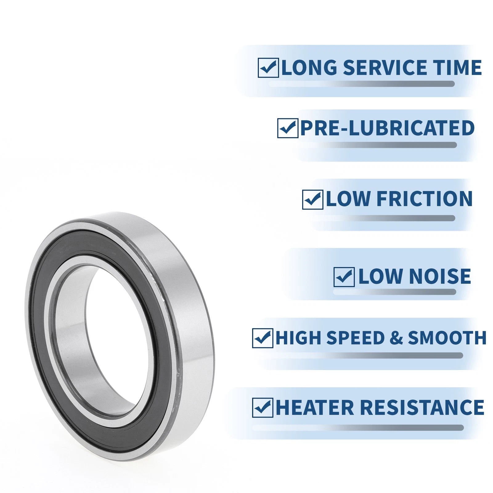 Deep Groove Ball Bearing P5 for Scooter Skateboard Wheel (55x90x18mm)