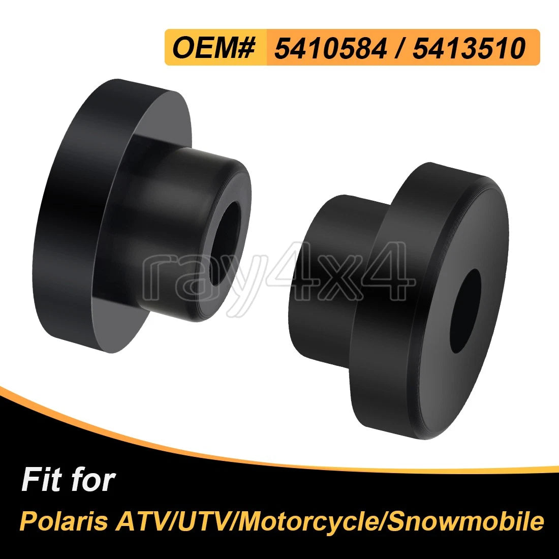 2X Rubber Radiator Mount Bushing for Polaris Ranger RZR Sportsman 5410584