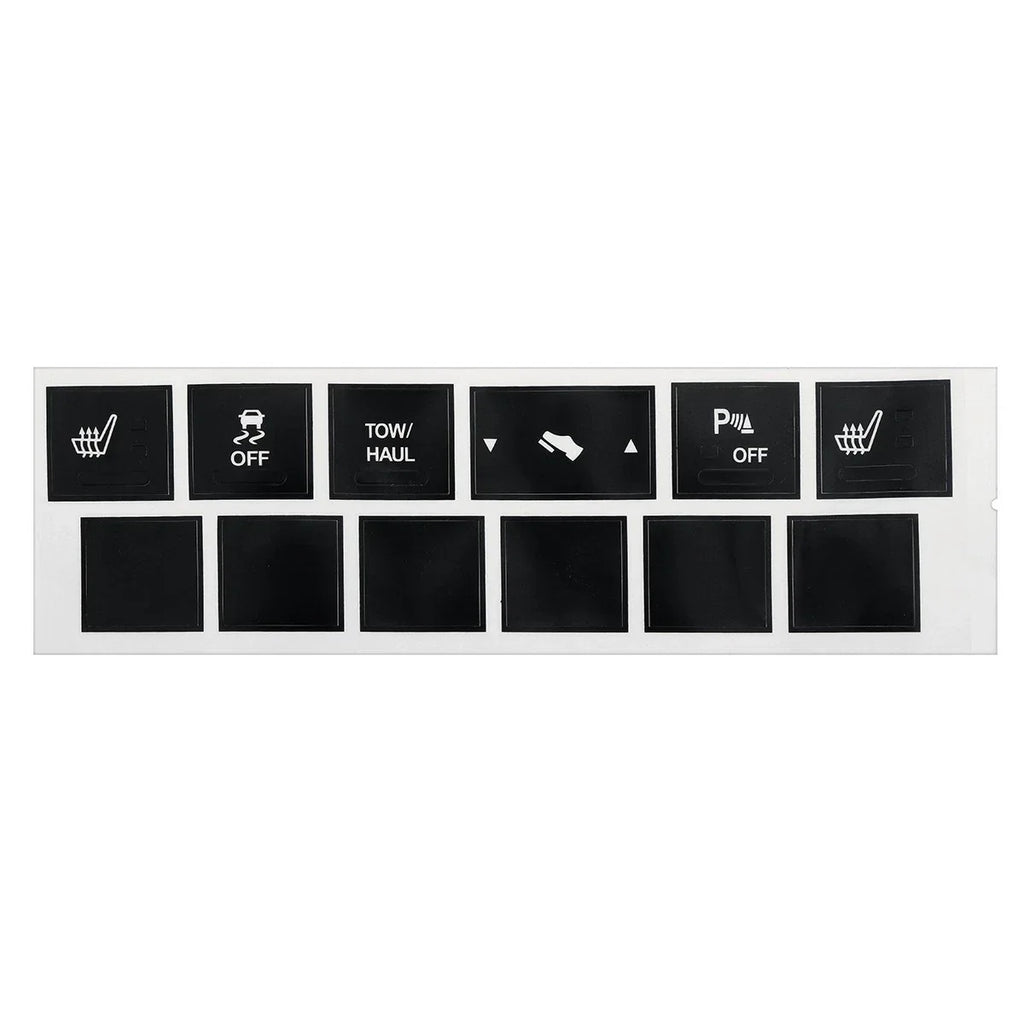 Heated Seat Traction Button Repair Sticker for Jeep Commander (2006–2010)