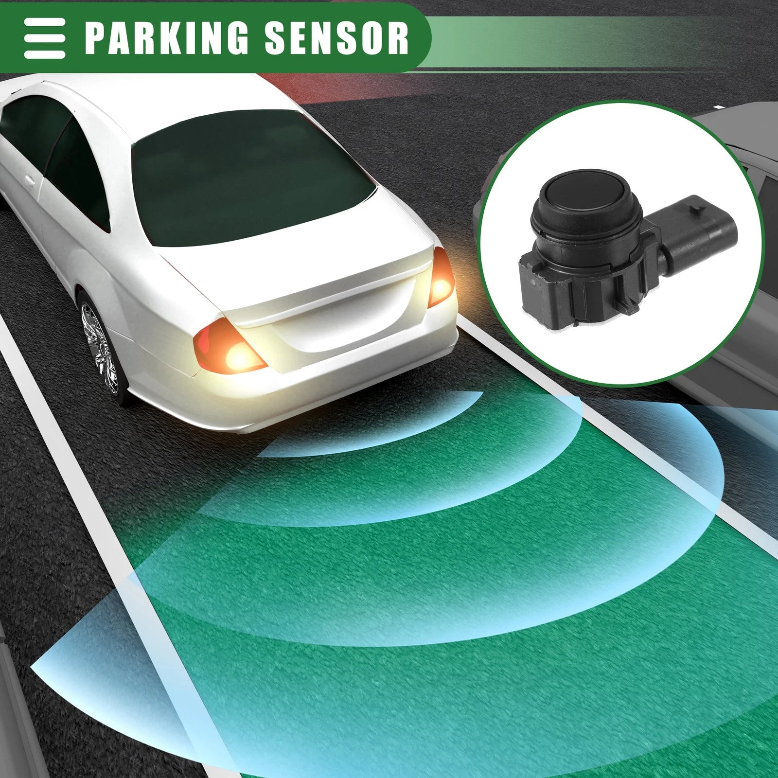 4pcs Rear Bumper Park Assist Object Sensor for Mercedes-Benz (No. 0009050242)