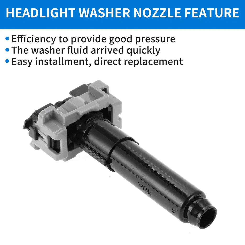 Front Passenger Side Headlight Washer Nozzle for Toyota Land Cruiser (2016–2019)