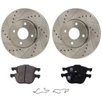Front Brake Disc Rotors and Pads Kit for Ford Focus (2005–2007)
