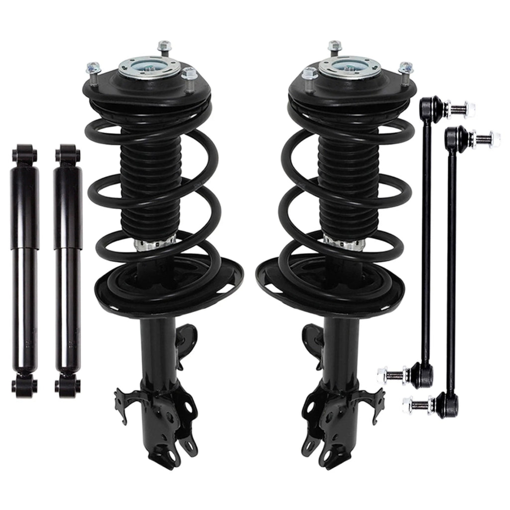 Front Struts Rear Shocks Sway Bar Link Kit for Toyota RAV4 (2013–2018)