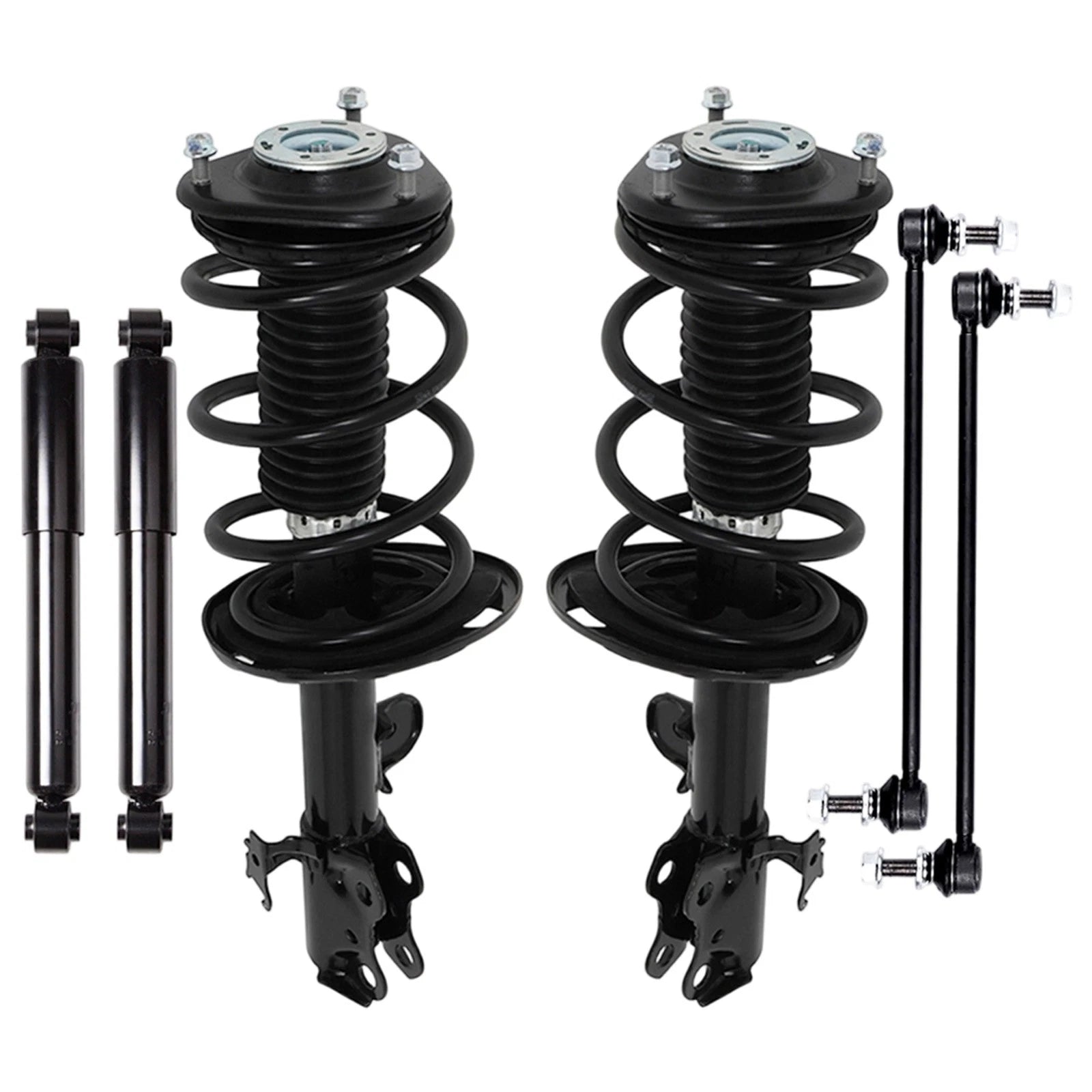 Front Struts Rear Shocks Sway Bar Link Kit for Toyota RAV4 (2013–2018)
