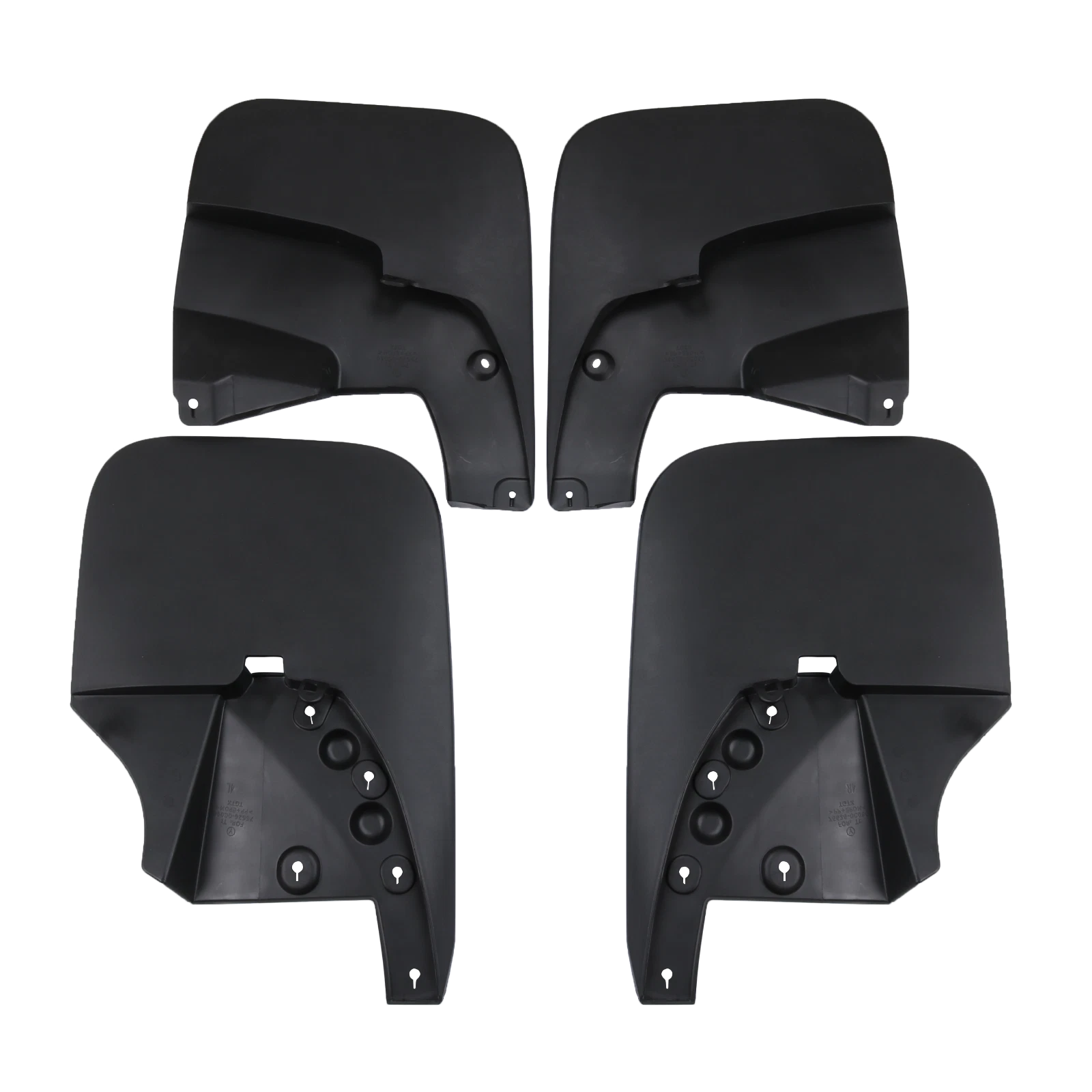 Mud Flaps Splash Guards for Toyota Tundra (2007-2013) Front & Rear