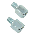 Set of 2 Mirror Adapter 10mm to 8mm Clockwise for Motorcycle