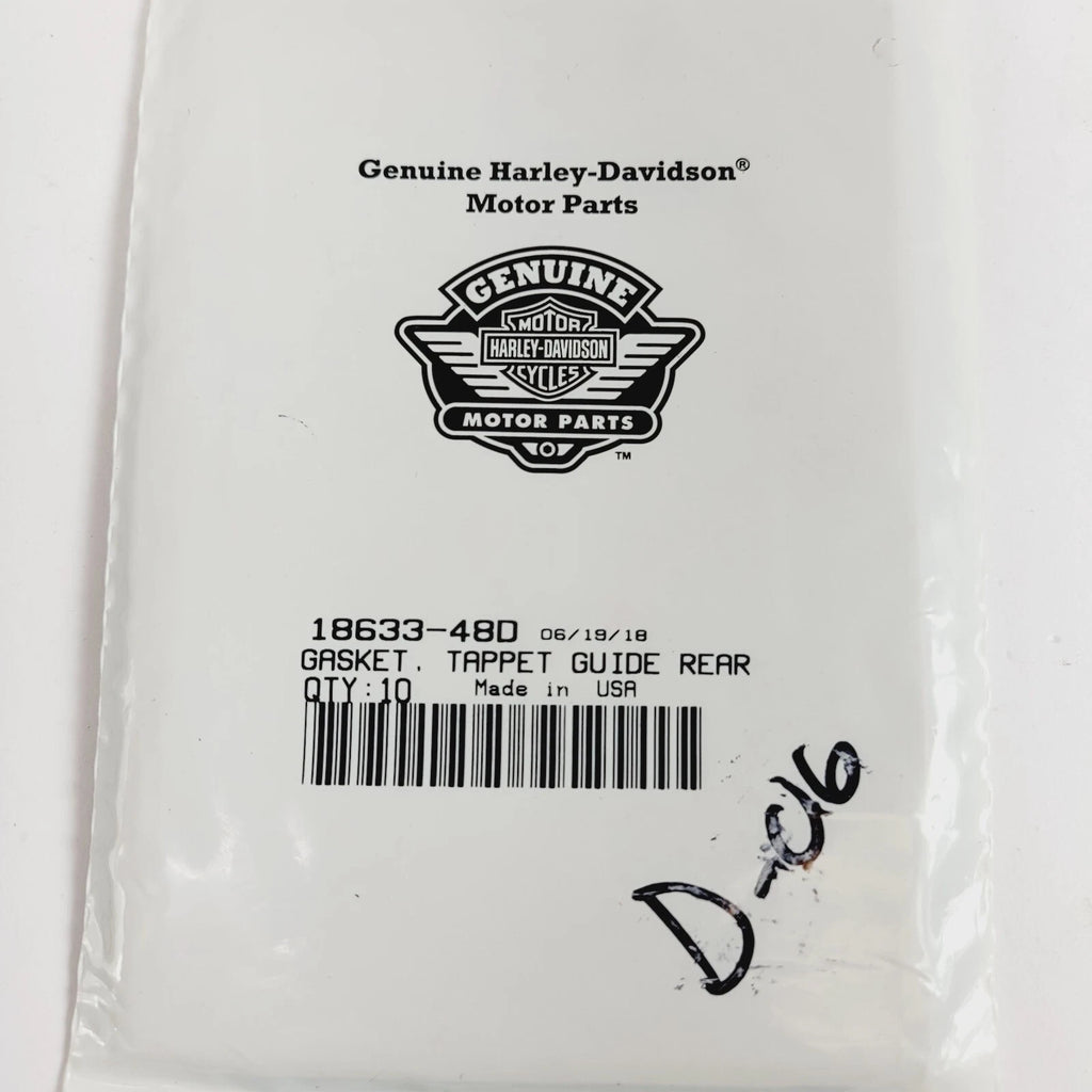10-Pack Tappet Guide Rear Gaskets for Harley-Davidson (1948–Present)