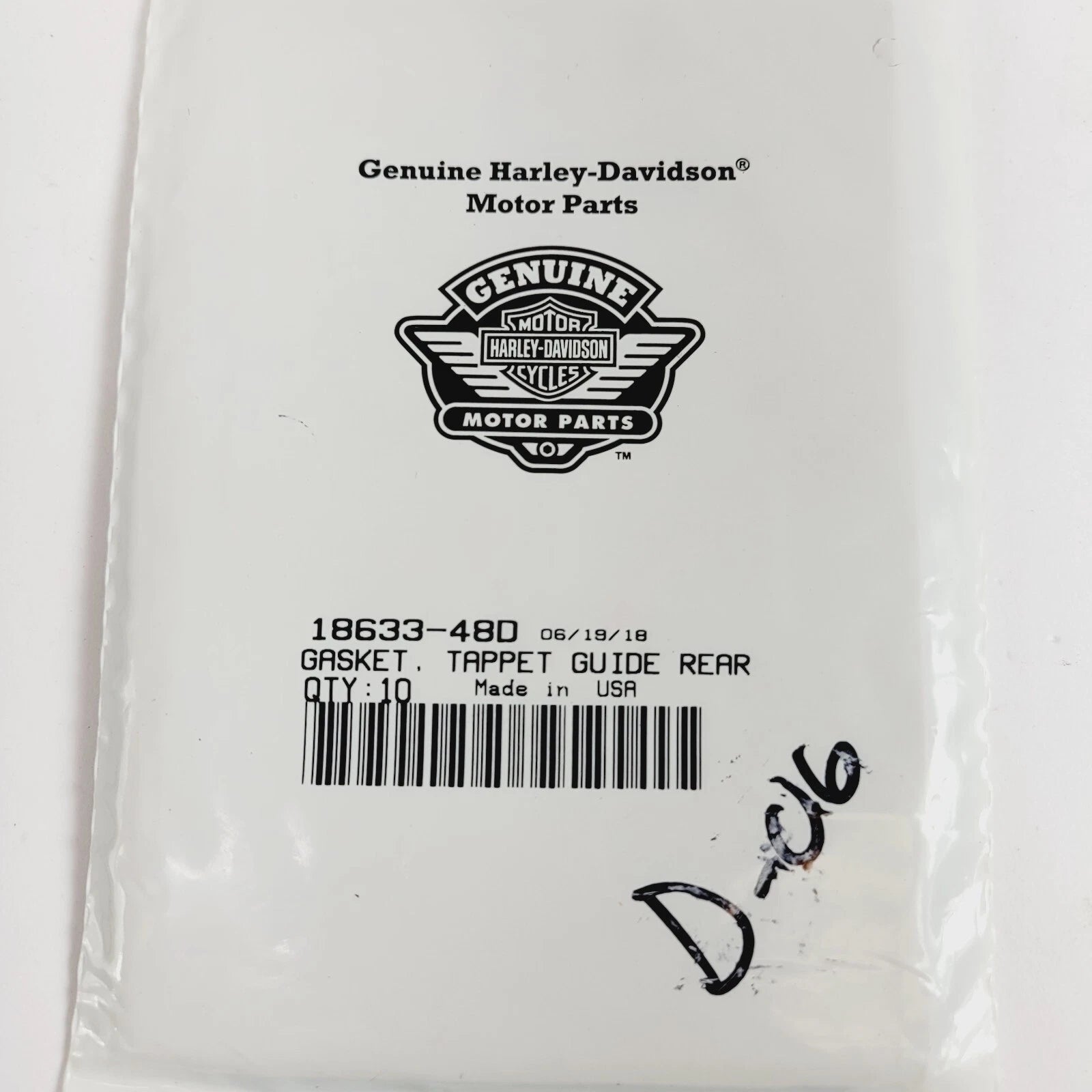 10-Pack Tappet Guide Rear Gaskets for Harley-Davidson (1948–Present)