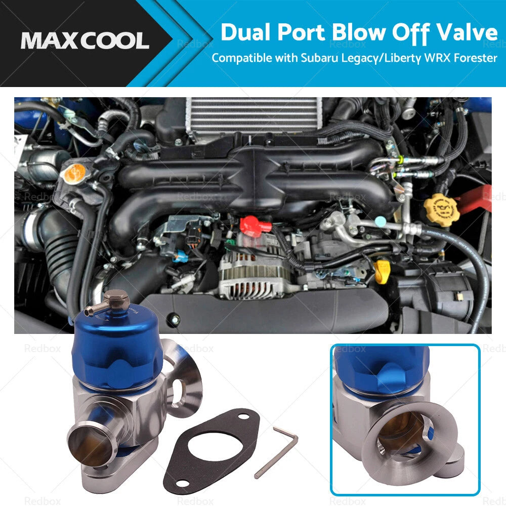 Dual Port Blow Off Valve for Subaru Legacy WRX Forester XT (2000–2023)