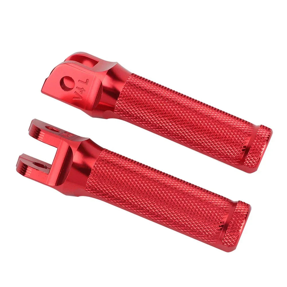 Red CNC Front Foot Pegs for Ducati Panigale 959 (2016-2020)
