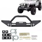 Front Bumper with Winch Plate & D-Rings for Jeep Wrangler (1987–2006)