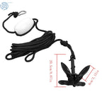 2 Pack Folding Anchor Set for Boat Kayak (Marine)