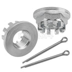 2Pcs Rear Axle Castle Nuts for Honda TRX125 TRX200 TRX250 TRX300 TRX350 TRX400