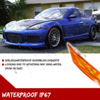 Amber Lens Front Bumper Side Marker Lights for Mazda RX-8 (2004–2008)