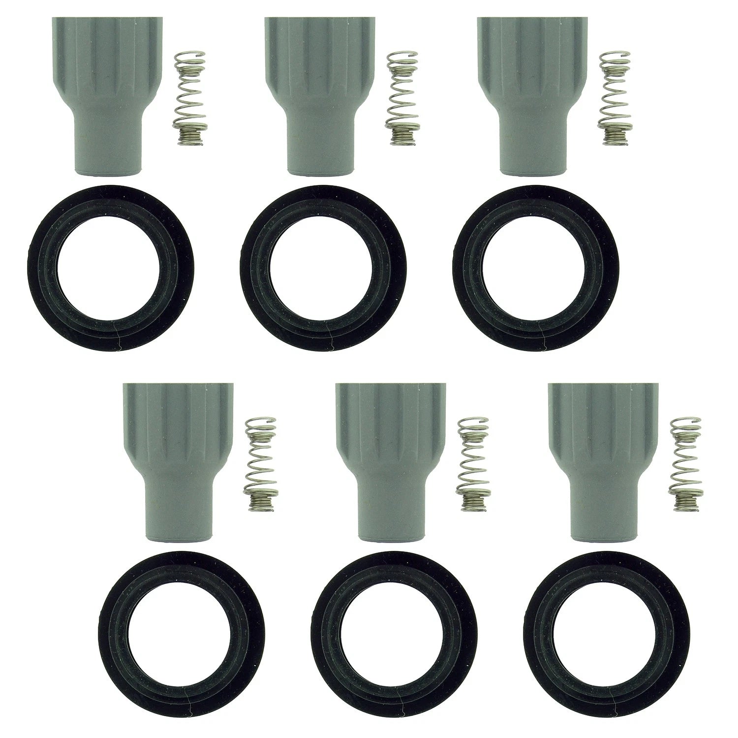 Set of 6 Ignition Coil Boots for Acadia CTS Equinox Impala Traverse XTS V6