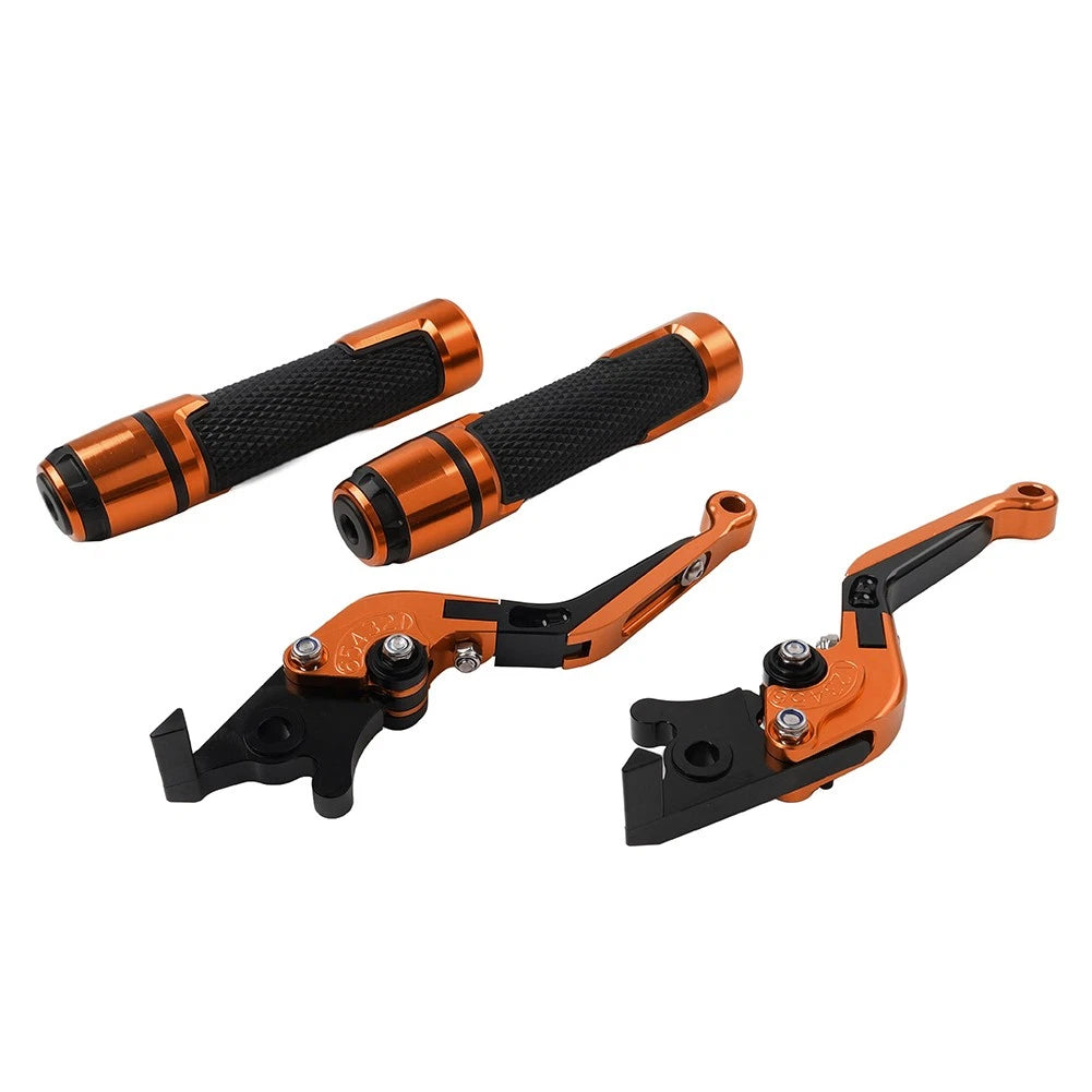 Folding Extendable Brake Clutch Lever for BMW F800GS/ADV (2008–2018) - Orange
