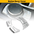 7 Button Cover Trim for BMW 3 4 5 6 X5 X6 Series iDrive (2010–2020)