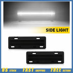 2X Smoked LED Front Side Marker Lights for Chevy Pontiac Camaro Firebird (1982–1992)