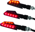 BikeMaster Tanto Turn Signal Rear LED Indicators for Motorcycle (111mm)
