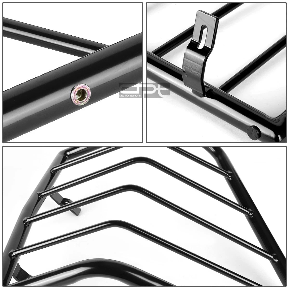Tail Light Cage Guard for Jeep Cherokee (2005–2010) - Black Stainless Steel