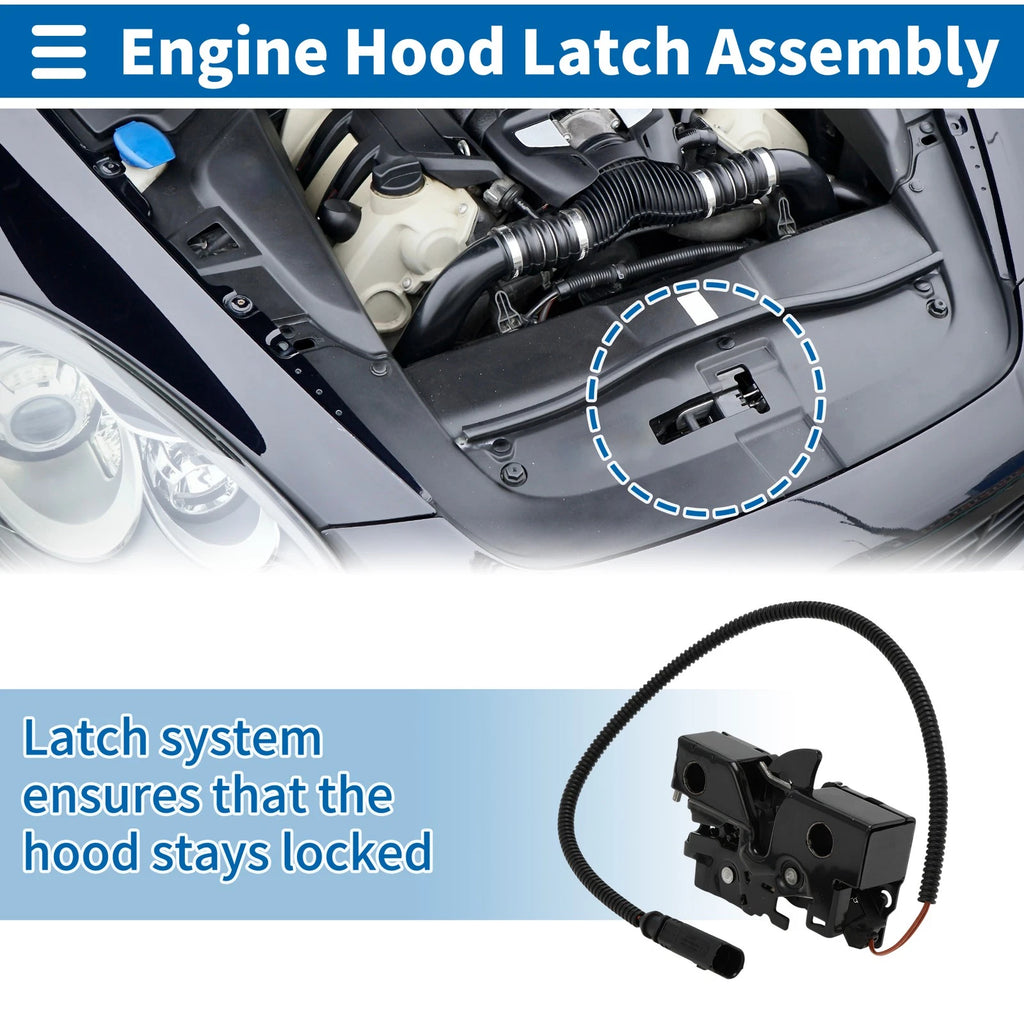 Hood Latch Assembly for Volkswagen e-Golf (2015–2018) No. 5G1823509B