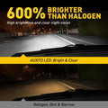 2X AUXITO 9005 HB3 LED Headlight Bulbs for High Low Beam (2010–2023)