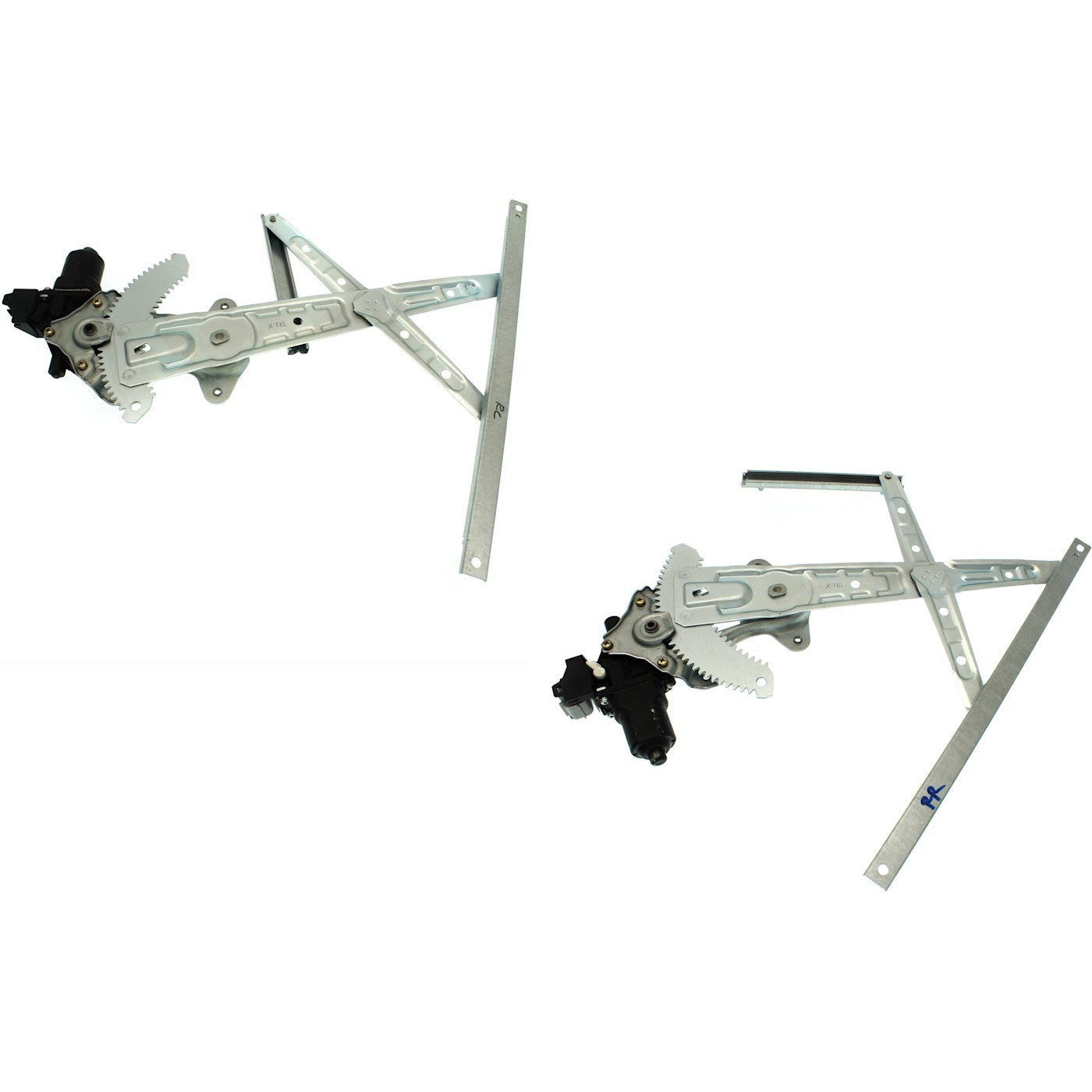 Set of 2 Window Regulators for Rear Driver & Passenger Side