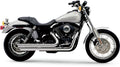 Cobra Speedster Slashdown Exhaust for Harley Dyna (2012–2017) Chrome Pipe