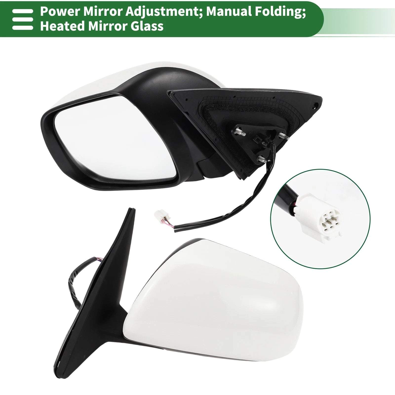 Left Side Door Mirror for Toyota Highlander (Heated)